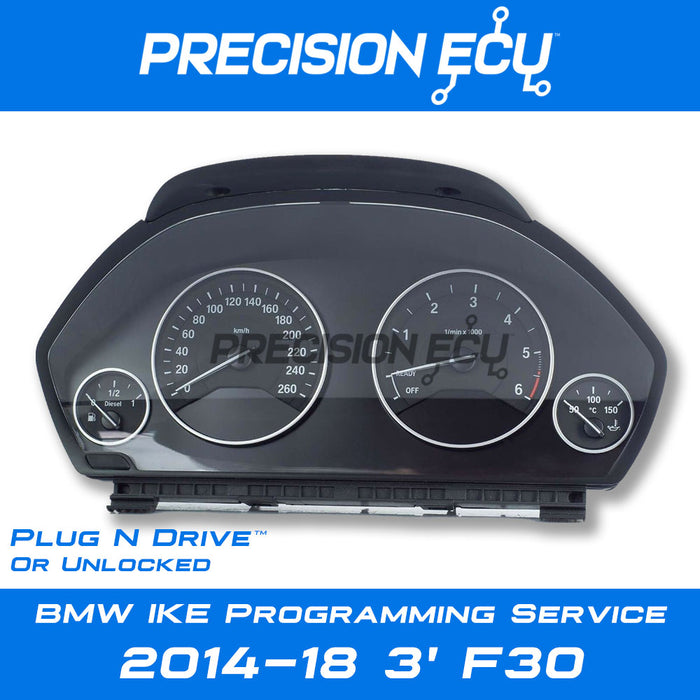 bmw 3 f30 cluster mileage vin change adjust