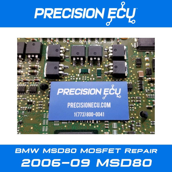 bmw dme repair msd80 injector driver misfire n54