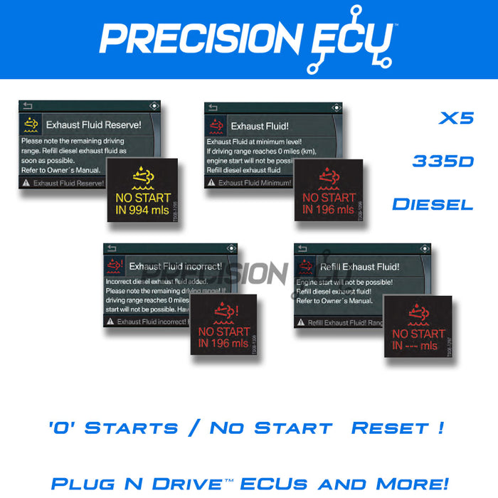bmw x5 335d diesel adblue scr start fluid