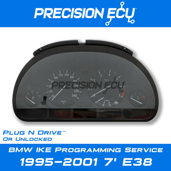 e38 740i 750i instrument cluster mileage repair adjust