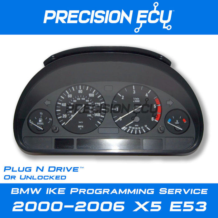 e53 x5 vin instrument cluster mileage repair adjust