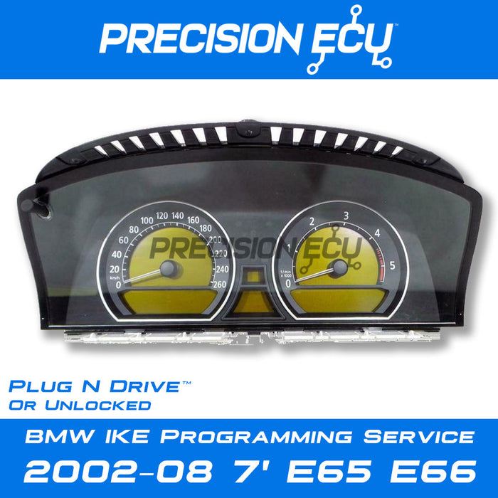 e65 eeprom vin instrument cluster mileage repair adjust