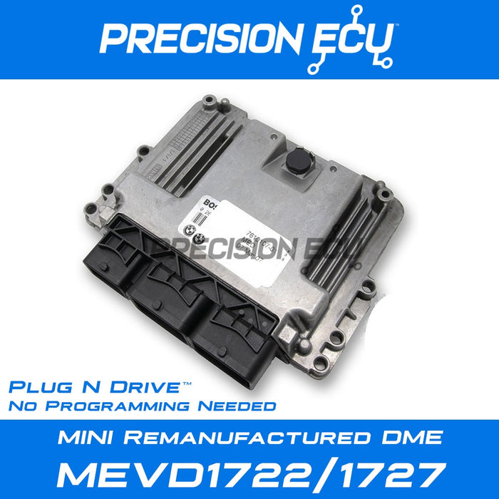 mini dme repair mevd1722 mevd1727 n18 ecm r56