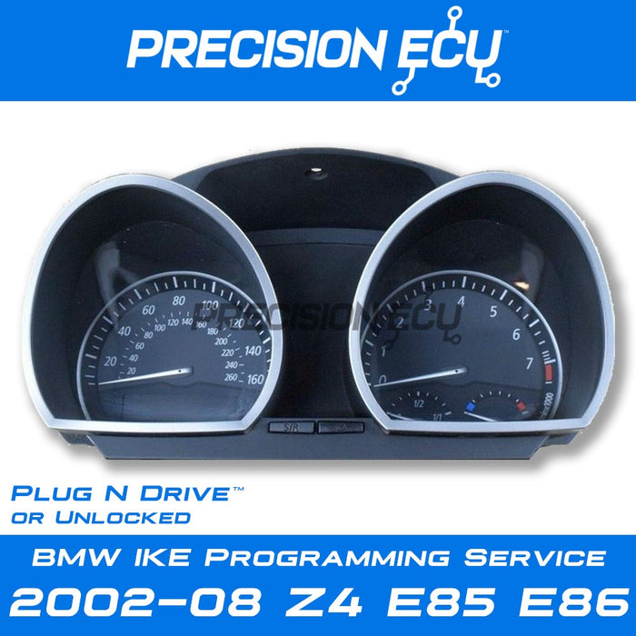 z4 eeprom vin instrument cluster mileage e85 e86