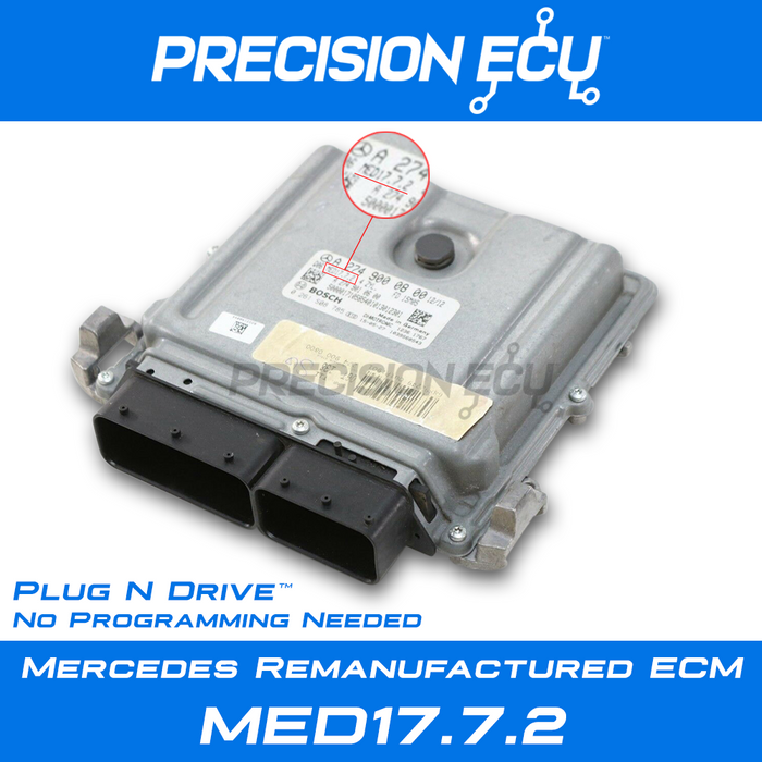 mercedes ecm slc300 computer slk300 r172 a2749000900 m274