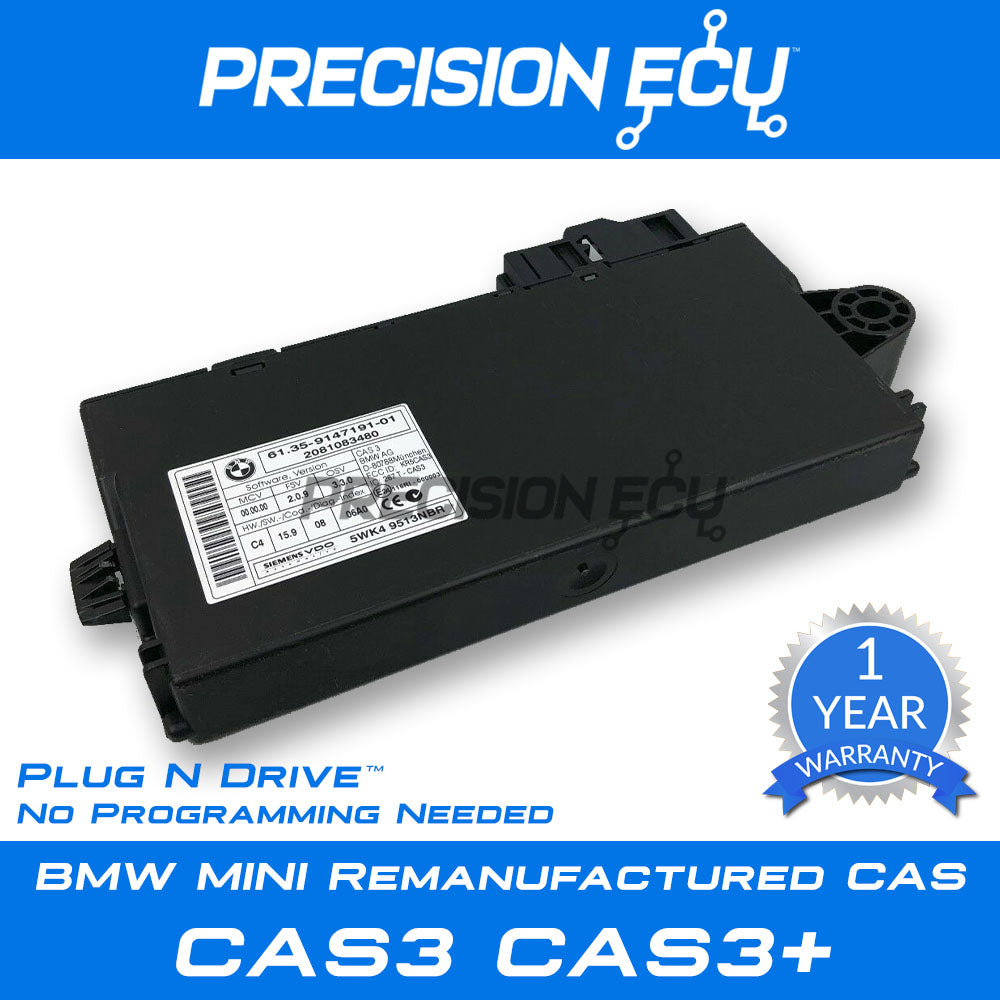 BMW, MINI Remanufactured CAS (CAS3) / Plug N' Drive — Precision ECU