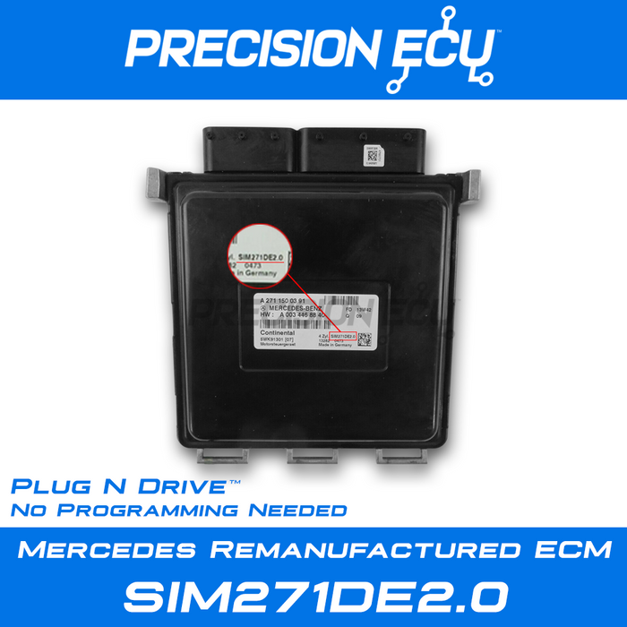 mercedes ecm ecu computer turbo c250 204 a2711500391