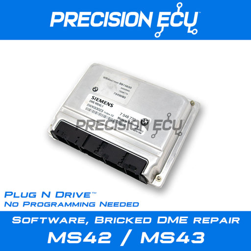 bmw ms43 ms42 dme computer bricked programming repair