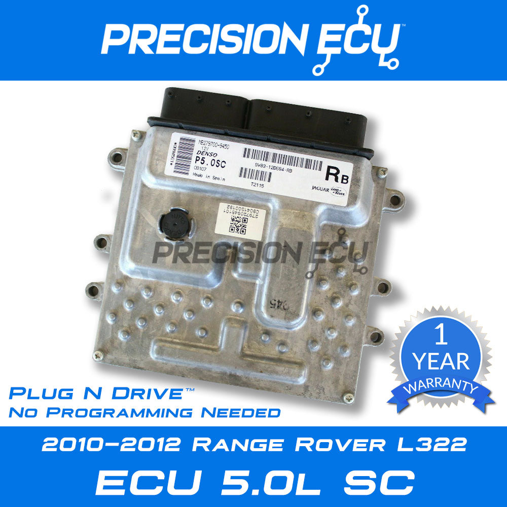 2010-2012 Range Rover L322 (LM) V8-5.0L Supercharged Remanufactured DE ...