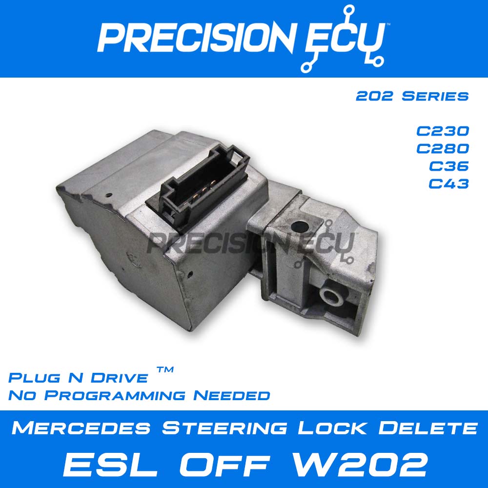 Mercedes W202, C ESL (Steering Lock) Delete Service — Precision ECU