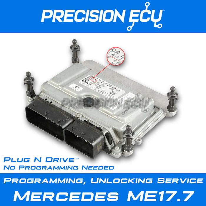mercedes hybrid 221 w221 me17.7 m272 ecm computer