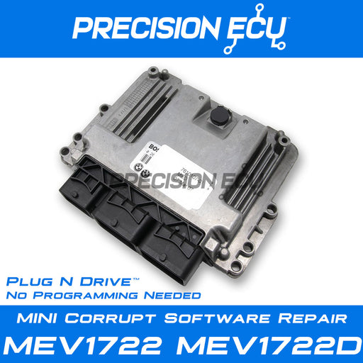 mini dme repair mev1722 mev1722d n16 ecm ecu