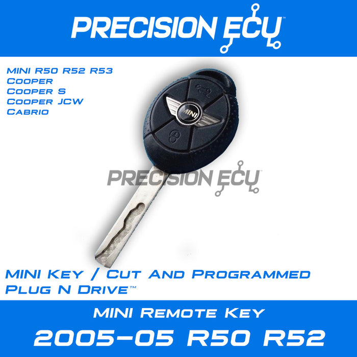mini cooper key remote program r50 r53 r52